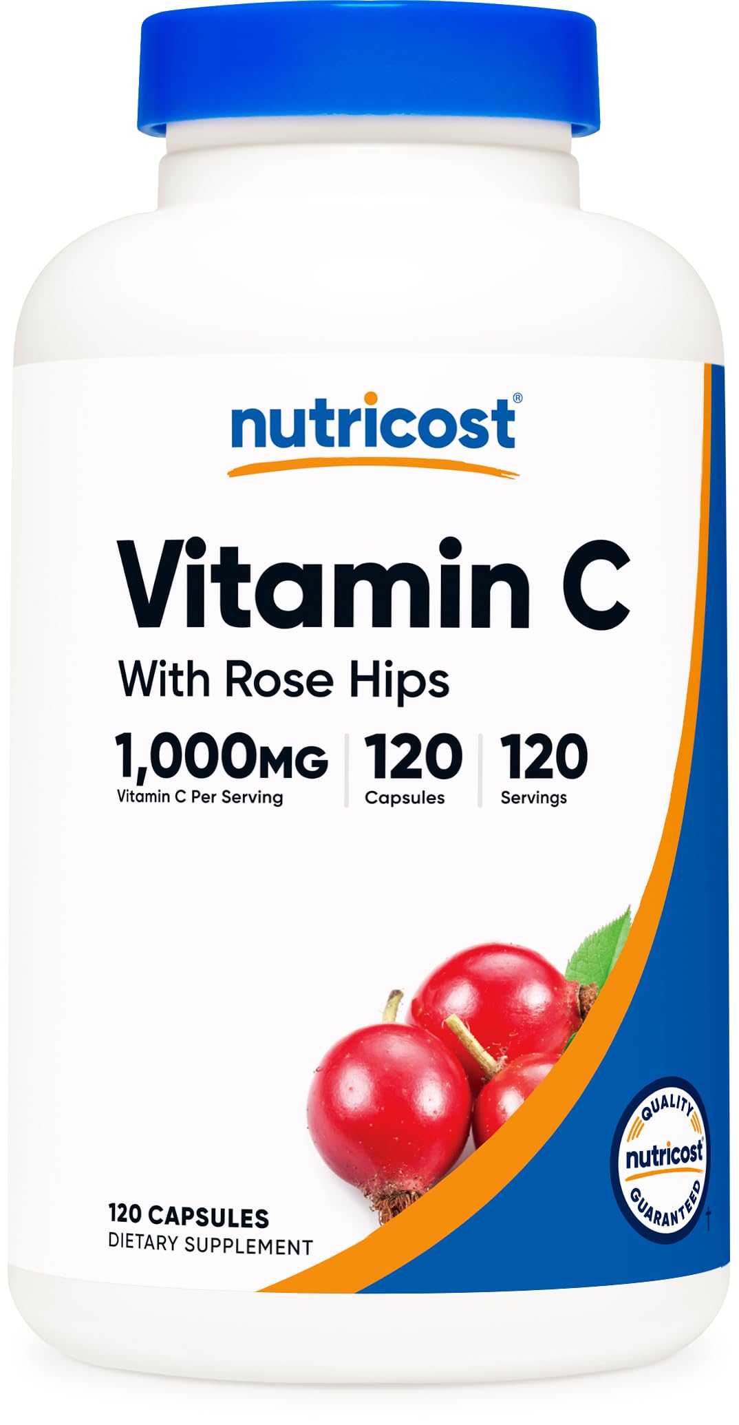 Vitamin C 1000mg, 120-240 count, Premium, Non-GMO, Gluten Free Supplement