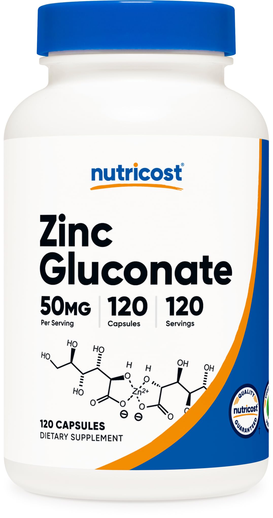 Zinc Gluconate 240 Vegetarian Capsules (50mg)