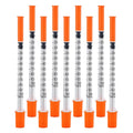 100PACK 1ML Syringe with 30G 1/2" (13mm) Needle, Individually Wrapped Lab Supplies (1CC 30G 1/2"-100PACK)