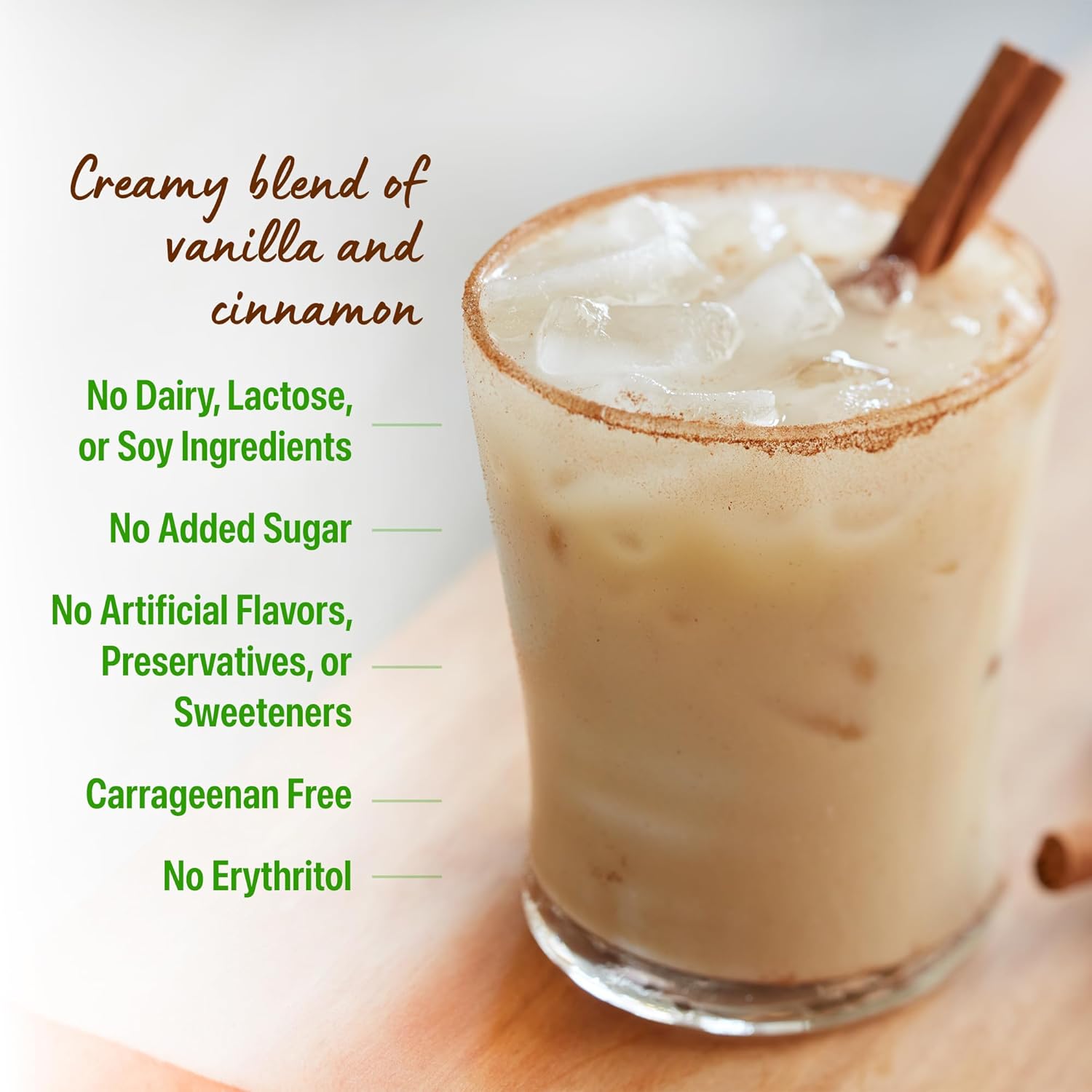Organic Protein Powder, 21g Plant Protein, No Lactose Ingredients, No Added Sugar