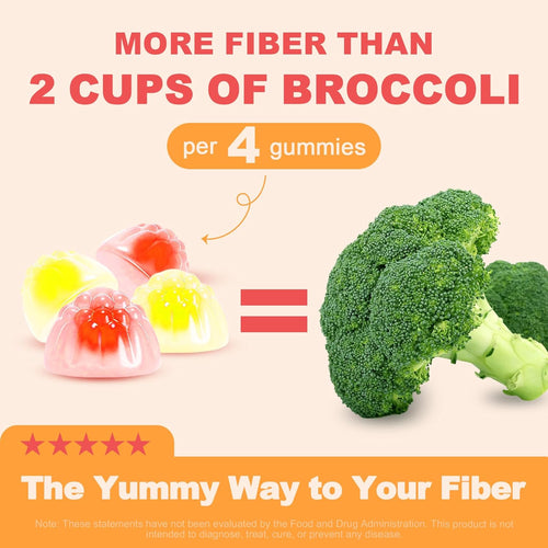 10g Fiber Gummies, Sugar Free, 120 Count