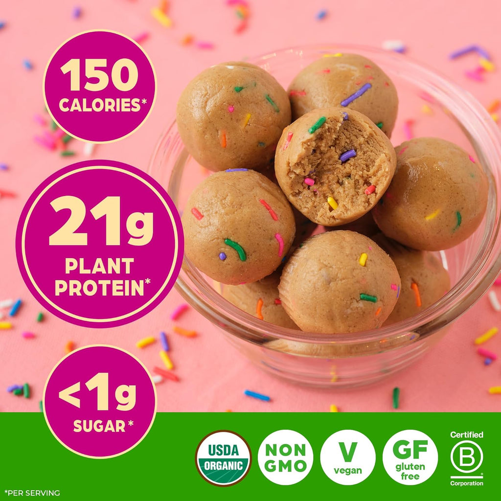 Organic Protein Powder, 21g Plant Protein, No Lactose Ingredients, No Added Sugar