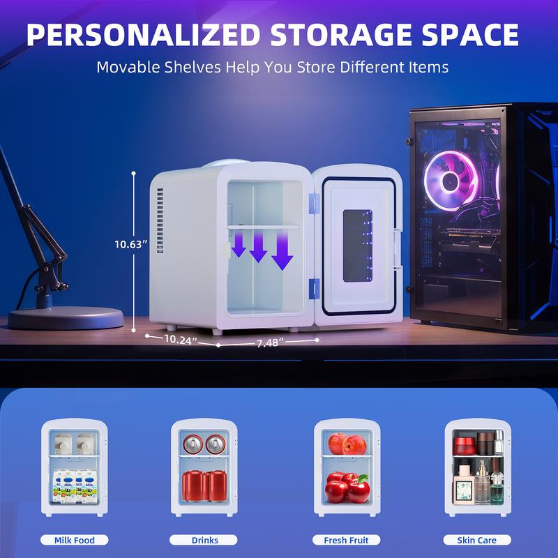 Antarctic Star 4L Mini Compact Refrigerator